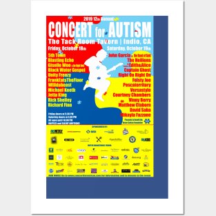 2019 12th Annual Concert for Autism Flyer T-Shirt Posters and Art